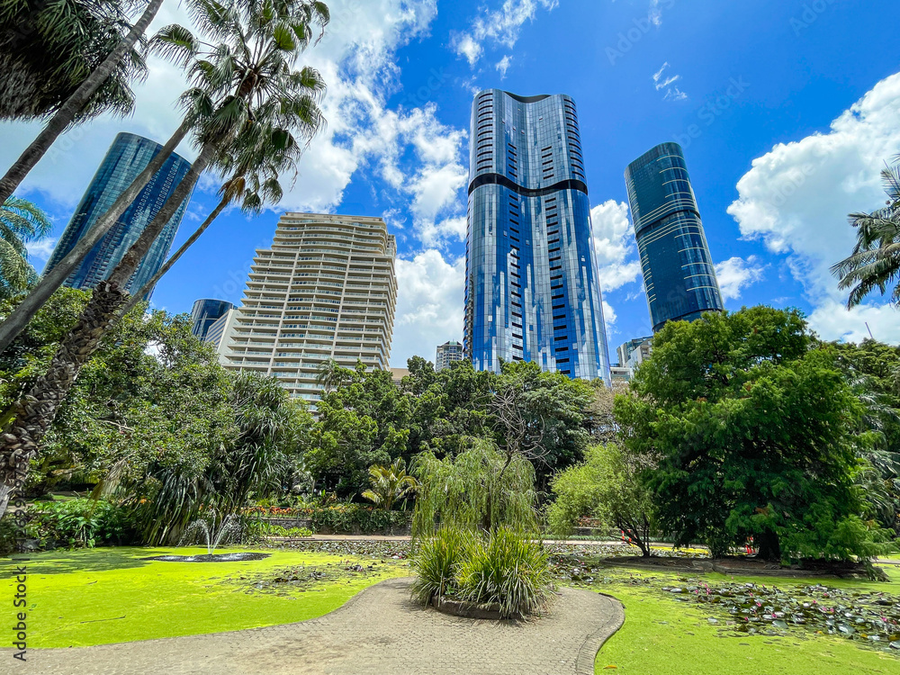 Oakman's Lagoon in Brisbane's Botanic Garden, Australia