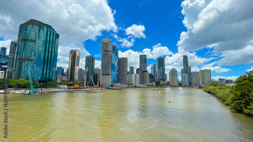 Brisbane city in Queensland, Australia