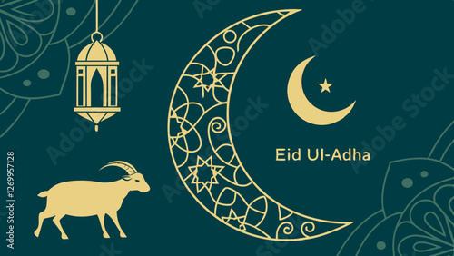  Eid al-Adha Vector Templates , Bakra Eid Celebration Designs for Greetings & Social Media