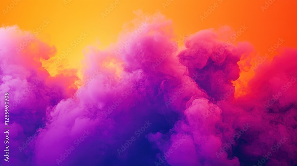 Vibrant gradient of orange and purple smoke, creating an ethereal and dynamic atmosphere, perfect for artistic backgrounds or visual effects. Vibrant gradient of orange and purple smoke, creating an ethereal and dynamic atmosphere, perfect for artistic backgrounds or visual effects.