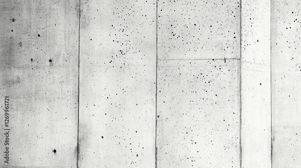 A close-up view of a textured concrete wall, showcasing its raw, industrial character and subtle imperfections.