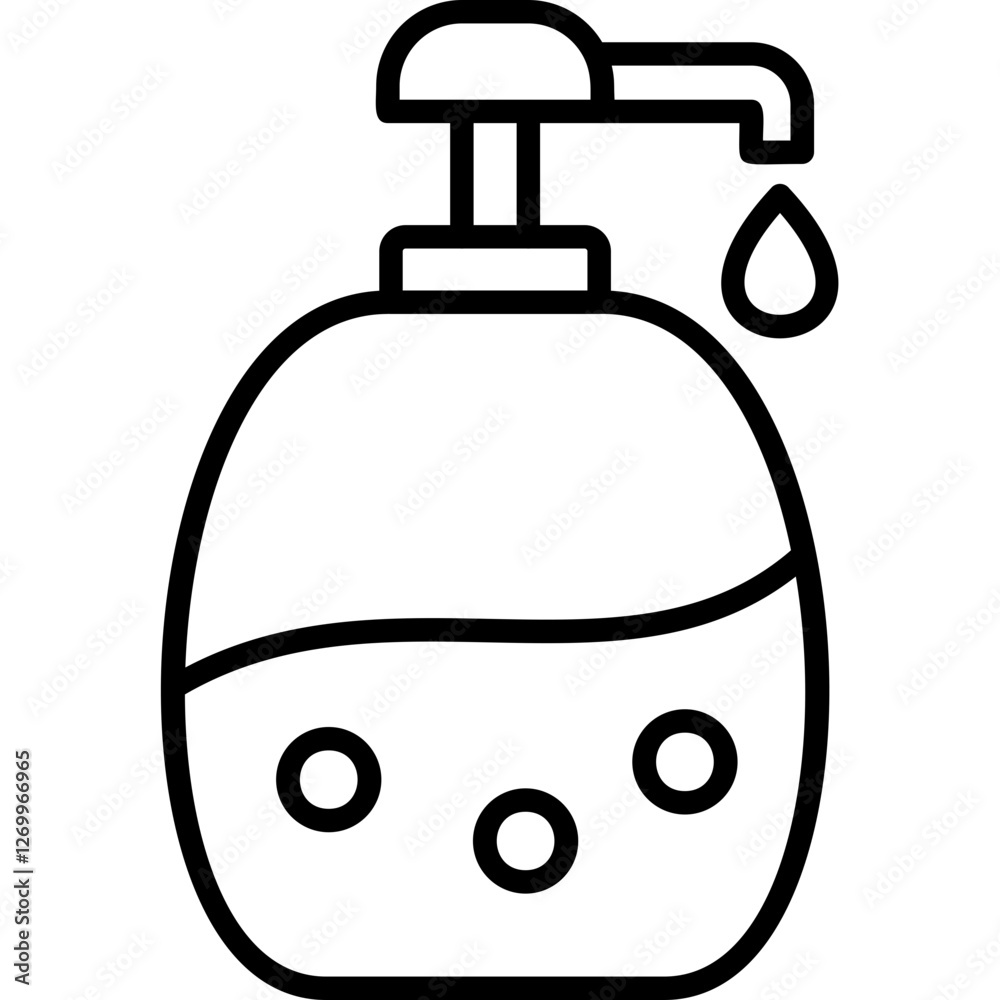 Obraz premium Baby Shampoo Icon