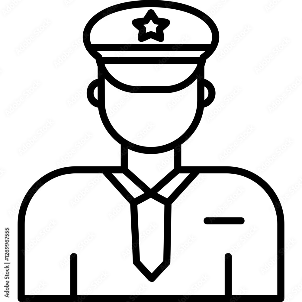Police Man Icon