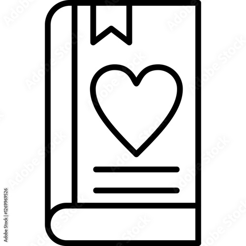 Love Book Icon