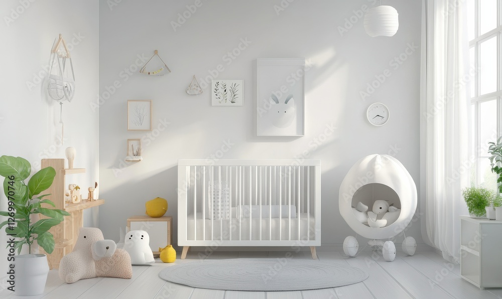 new modern scandinavian loft apartment. 3d rendering new modern scandinavian loft apartment. 3d rendering