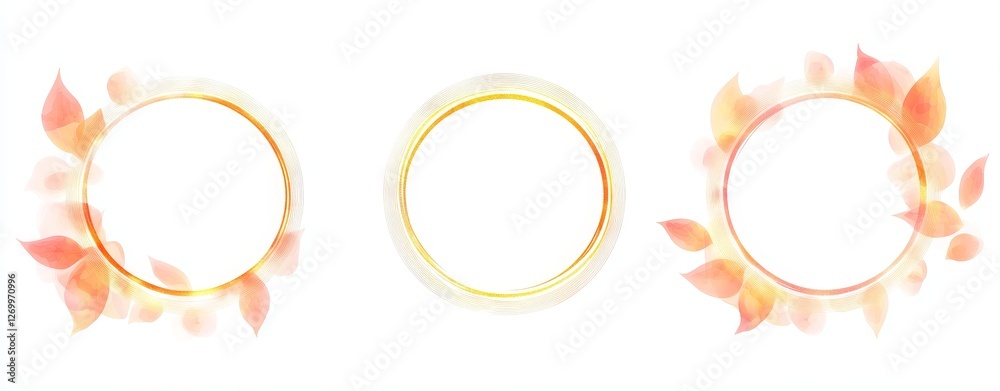 An abstract ring serves as the backdrop for a modern, swirling design that incorporates glowing trails, fire circles, and spiral frames with sparkling energy An abstract ring serves as the backdrop for a modern, swirling design that incorporates glowing trails, fire circles, and spiral frames with sparkling energy