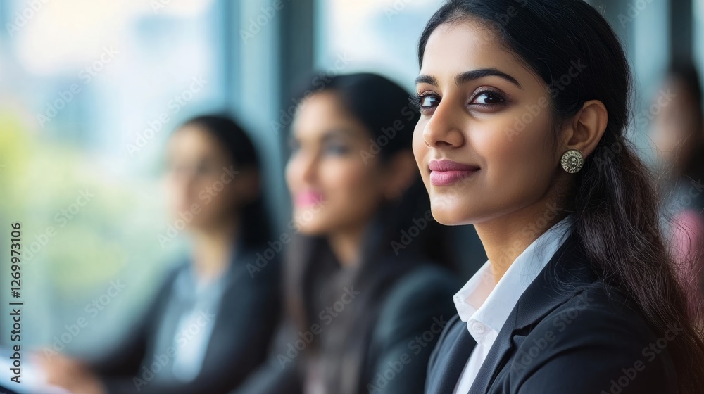 Indian HR specialist conducting a recruitment interview with a candidate. Indian HR specialist conducting a recruitment interview with a candidate.