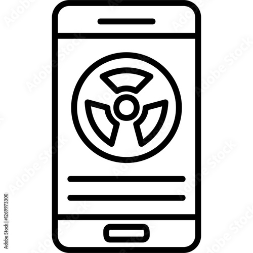 Rdiation icon