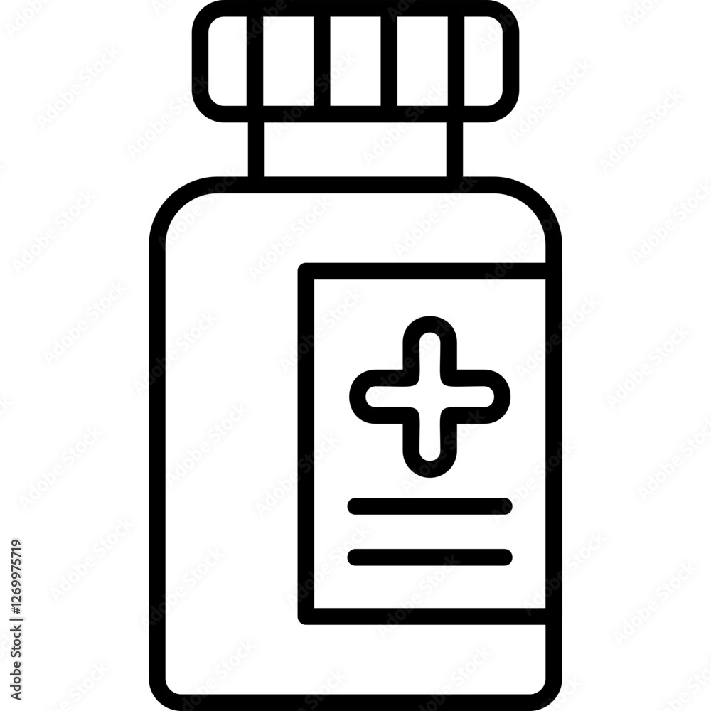 Obraz premium Vaccine Icon