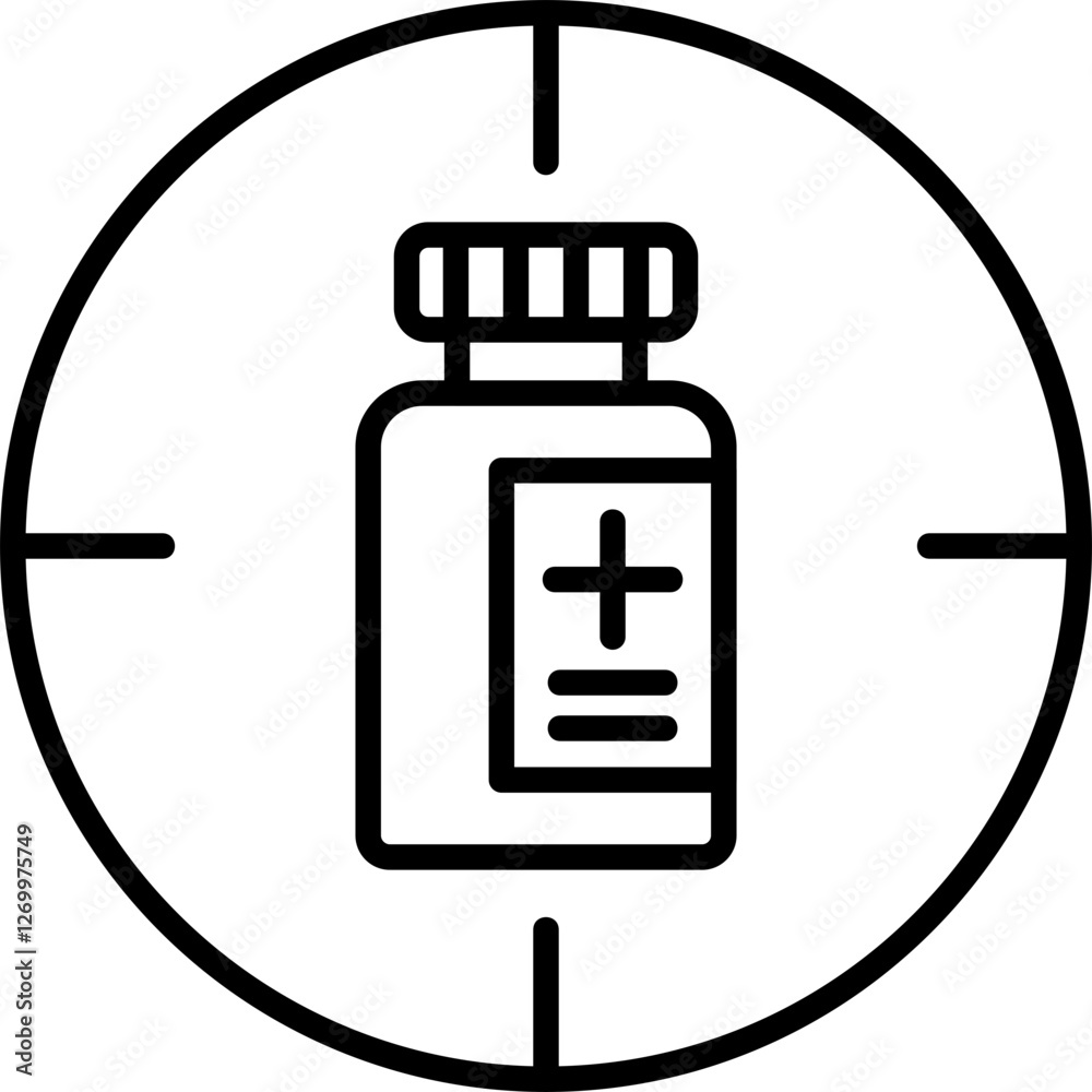 Obraz premium Target Icon