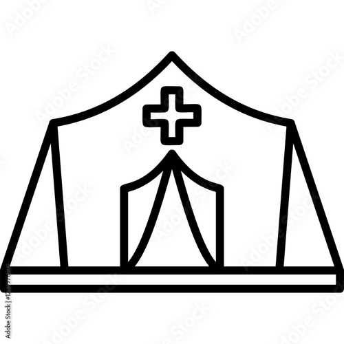 Refugee Camp Icon