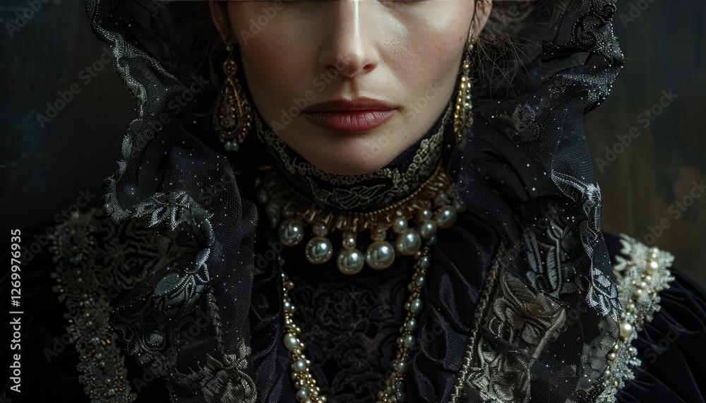 Close-Up Of Elegant Woman With Luxury Accessories Close-Up Of Elegant Woman With Luxury Accessories