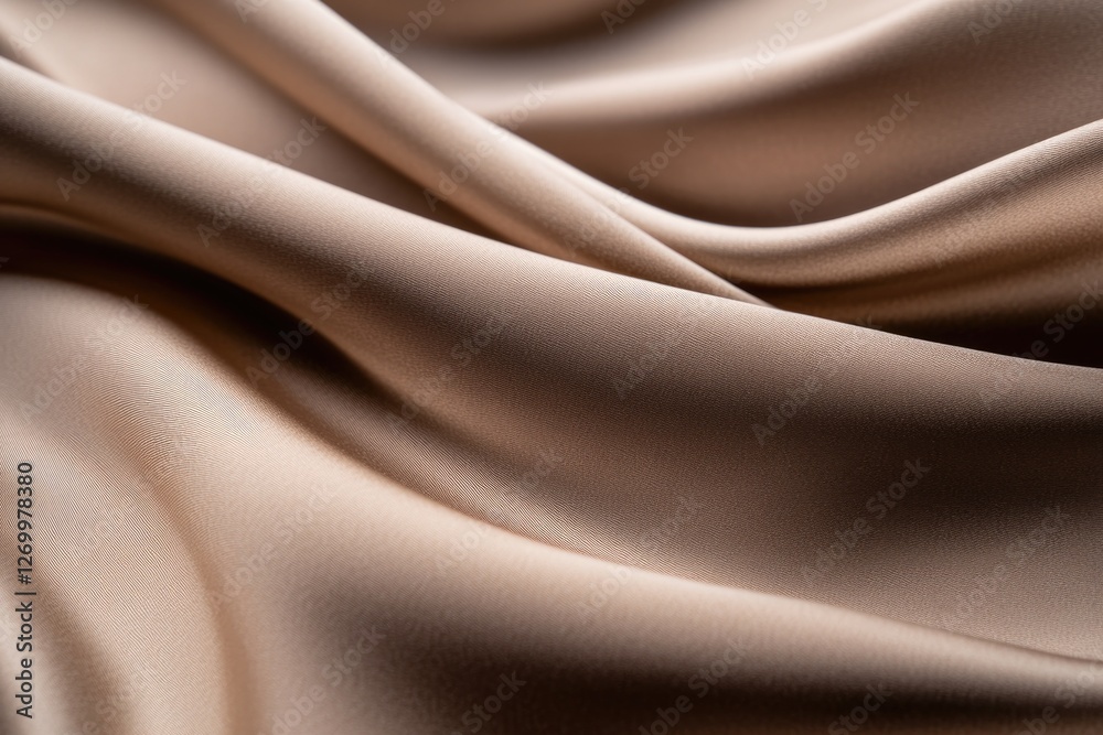 Obraz premium Soft, flowing fabric showcases elegant drapes, highlighting smoo
