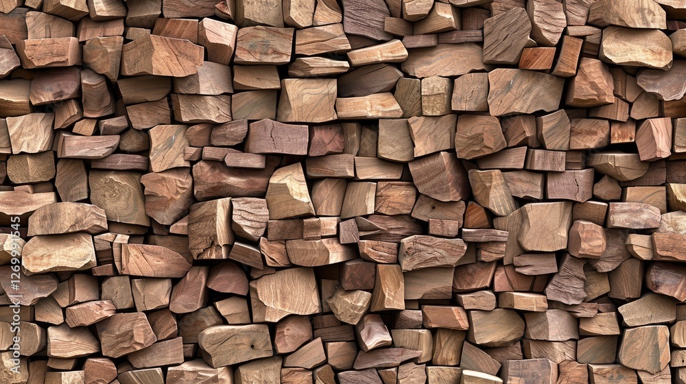 A textured wall made of various wooden logs stacked closely, showcasing natural patterns and earthy tones. A textured wall made of various wooden logs stacked closely, showcasing natural patterns and earthy tones.