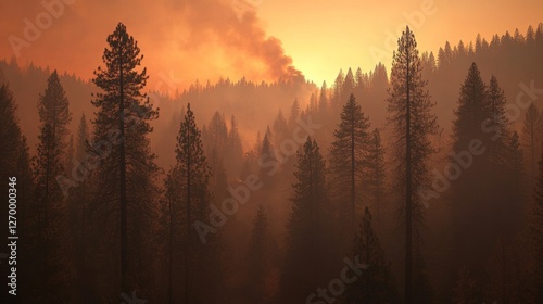 The street running through a mobile home park in southern Oregon, USA, was destroyed by an arson wildfire