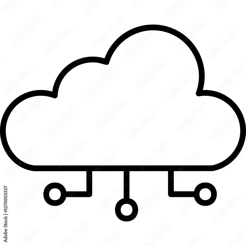 Cloud Computing Icon Cloud Computing Icon