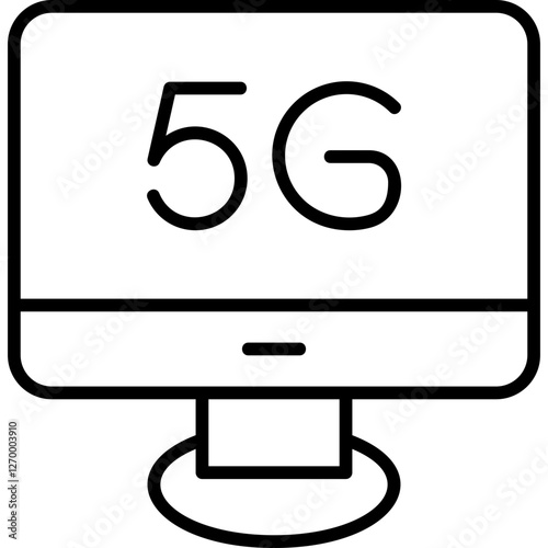 5g Computer Icon