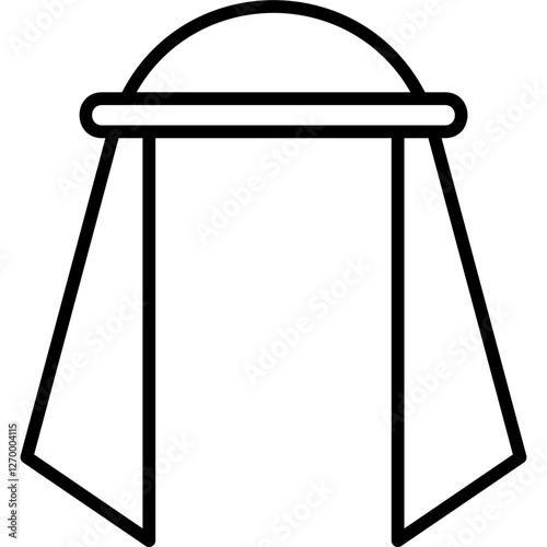 Muslim Scarf Icon