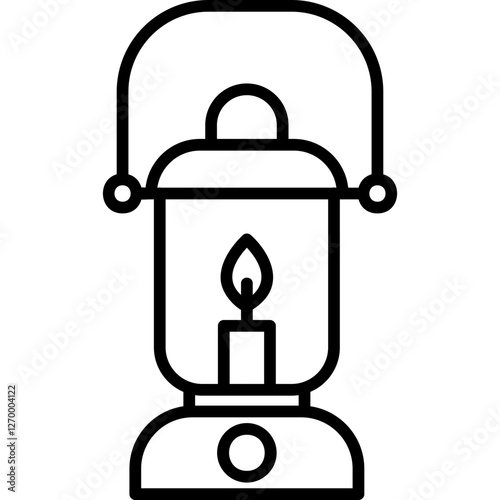 Oil Lamp Icon