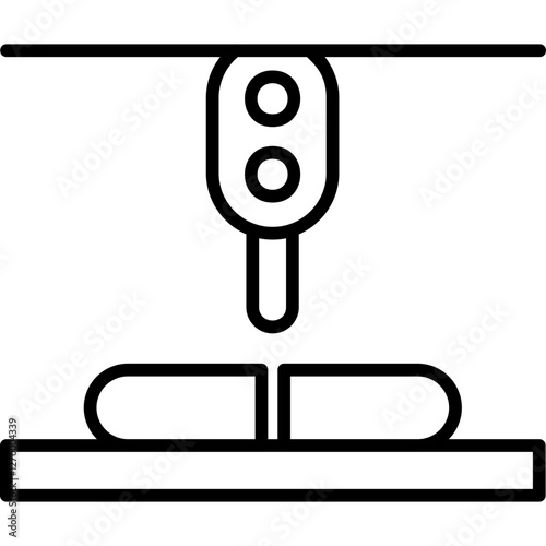 Laser Cutting Machine Icon