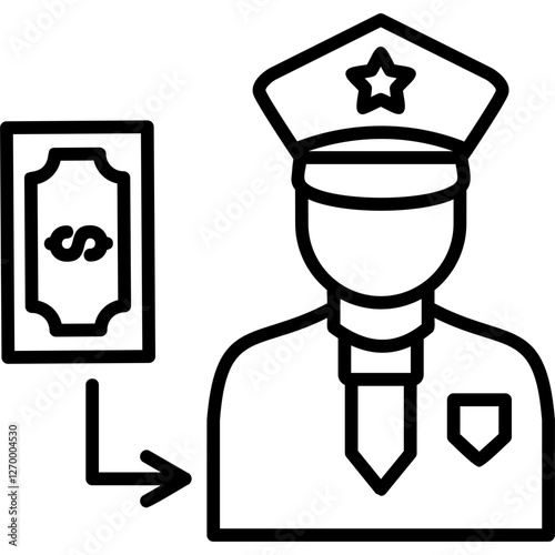 Corrupt Officer Icon