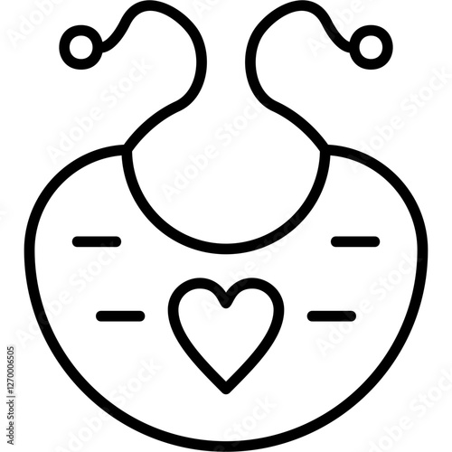 Baby Bib Icon