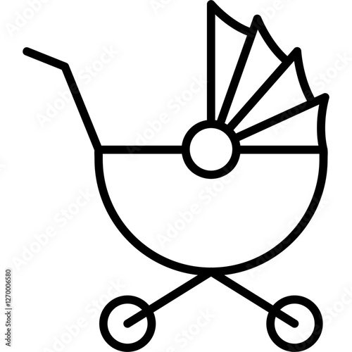 Baby Stroller Icon