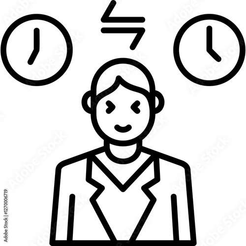 Jet Lag Icon
