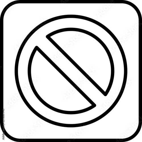 Prohibition Icon