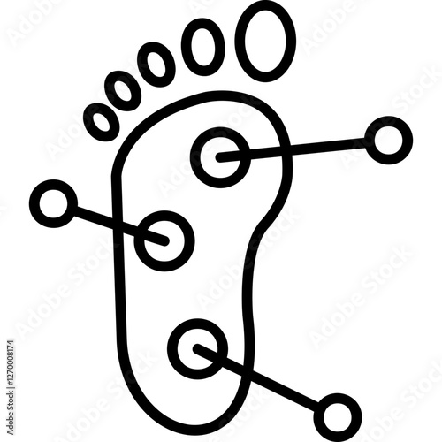 Foot Acupuncture Icon