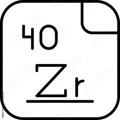 Zirconium Icon
