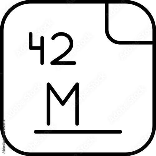 Molybdenum Icon
