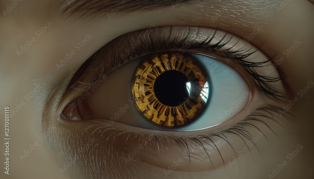 Fototapeta premium The Future of Space and Technology with Artificial Intelligence