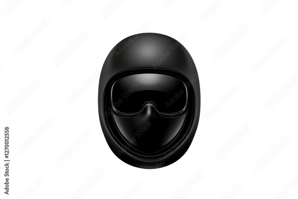 sleek black helmet with smooth surface and visor, ideal for sports or safety. design emphasizes protection and style, suitable for various activities sleek black helmet with smooth surface and visor, ideal for sports or safety. design emphasizes protection and style, suitable for various activities