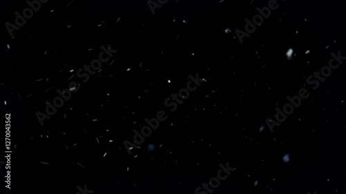 4K Real dust particles floating in air with sunlight, slow motion overlay, abstract background, microscopic texture, atmospheric motion, digital design resource, soft particle glow, visual effect