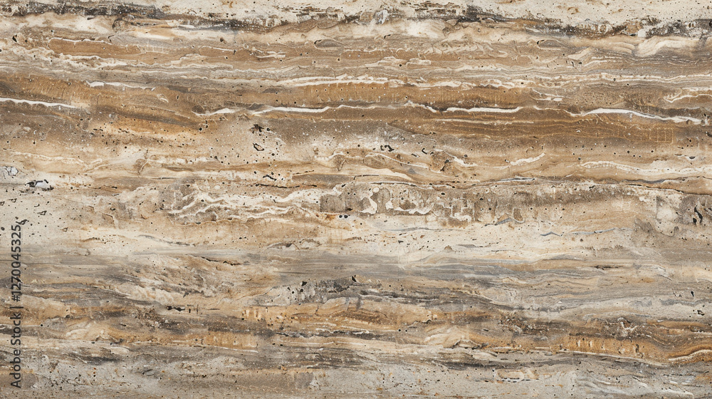 Natural stone surface with layered patterns in earthy tones Natural stone surface with layered patterns in earthy tones