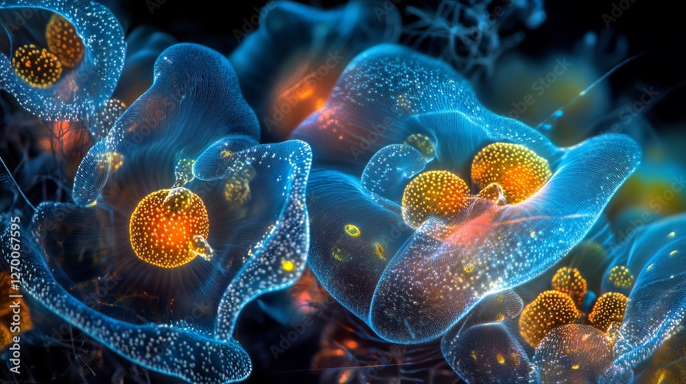 Abstract Blue Orange Glowing Energy Flowing Dynamic Digital Art Background Illustration Design Futuristic Technology Network Connection Science Abstract Blue Orange Glowing Energy Flowing Dynamic Digital Art Background Illustration Design Futuristic Technology Network Connection Science