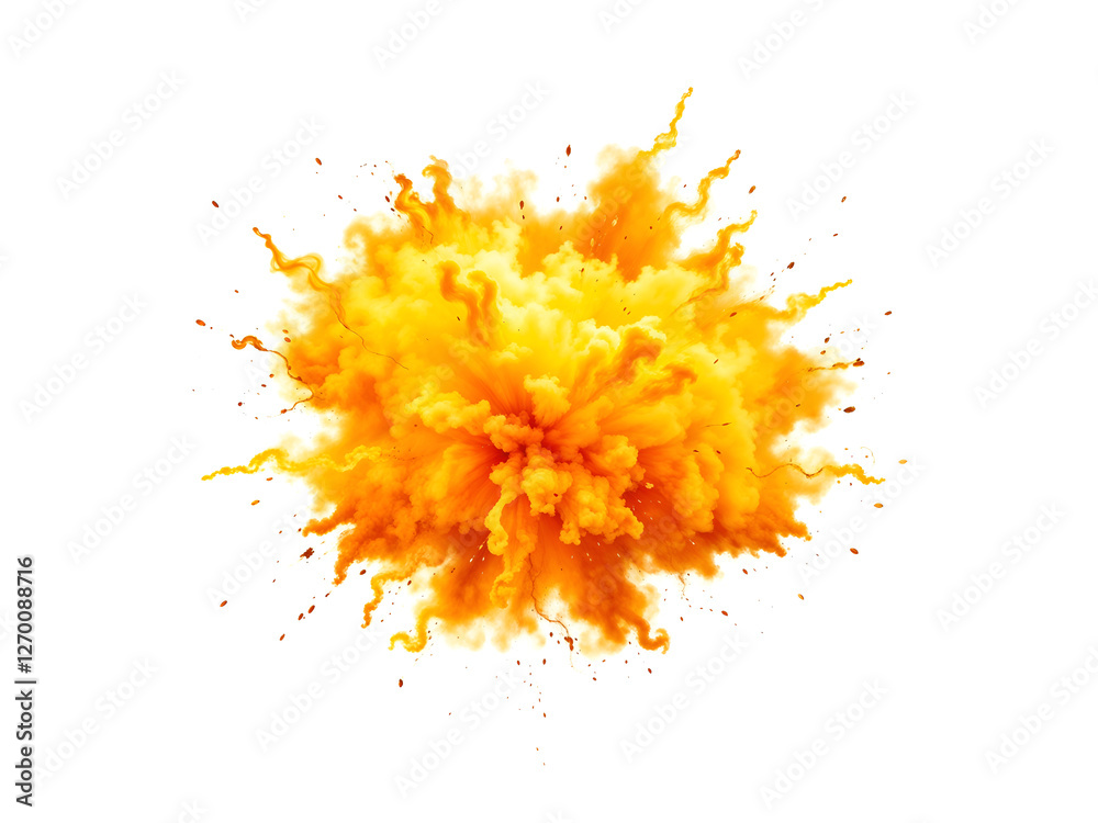 A high-resolution fiery explosion with realistic details, ideal for digital effects and designs. Generative AI A high-resolution fiery explosion with realistic details, ideal for digital effects and designs. Generative AI