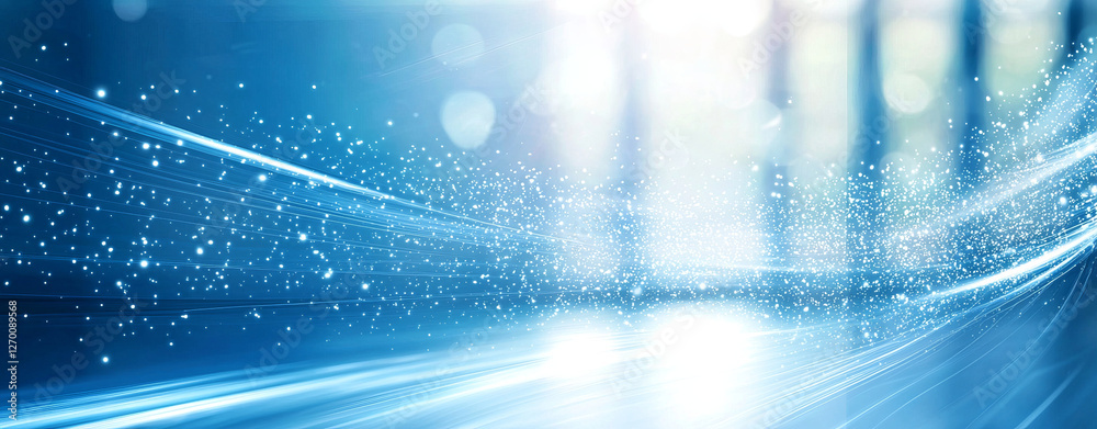 vibrant blue abstract background with sparkling light effects and flowing lines creates sense of motion and energy vibrant blue abstract background with sparkling light effects and flowing lines creates sense of motion and energy