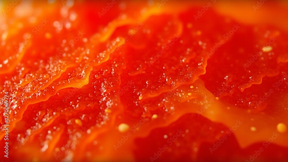 A close-up of fried bacon's crispy, golden texture with uneven surface. Lighting emphasizes its crunchy and savory texture. A close-up of fried bacon's crispy, golden texture with uneven surface. Lighting emphasizes its crunchy and savory texture.