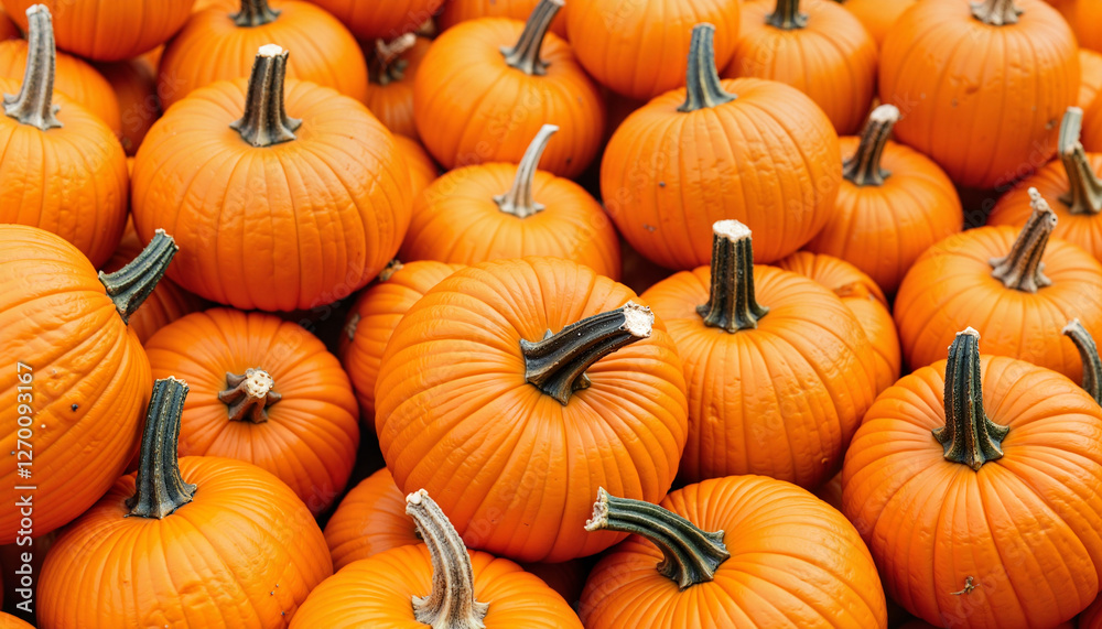 Pumpkins stacked together in a pumpkin patch Pumpkins stacked together in a pumpkin patch