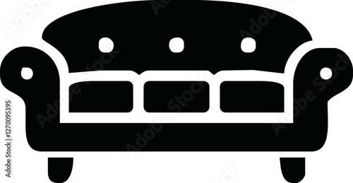 Sofa icon vector illustration. sofa sign and symbol. furniture icon