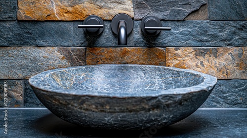 Stone Vessel Sink, Modern Bathroom, Luxury Design