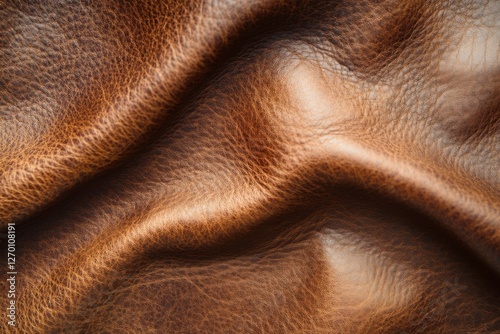 burnish brown leather texture