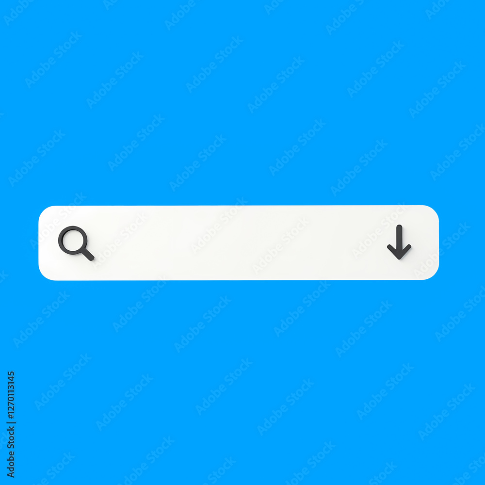 clean white search bar with on blue background clean white search bar with on blue background
