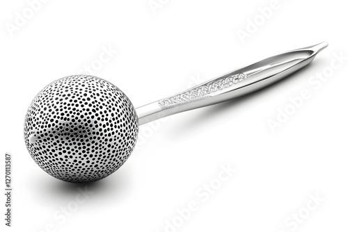 Stainless Steel Melon Baller Isolated on White