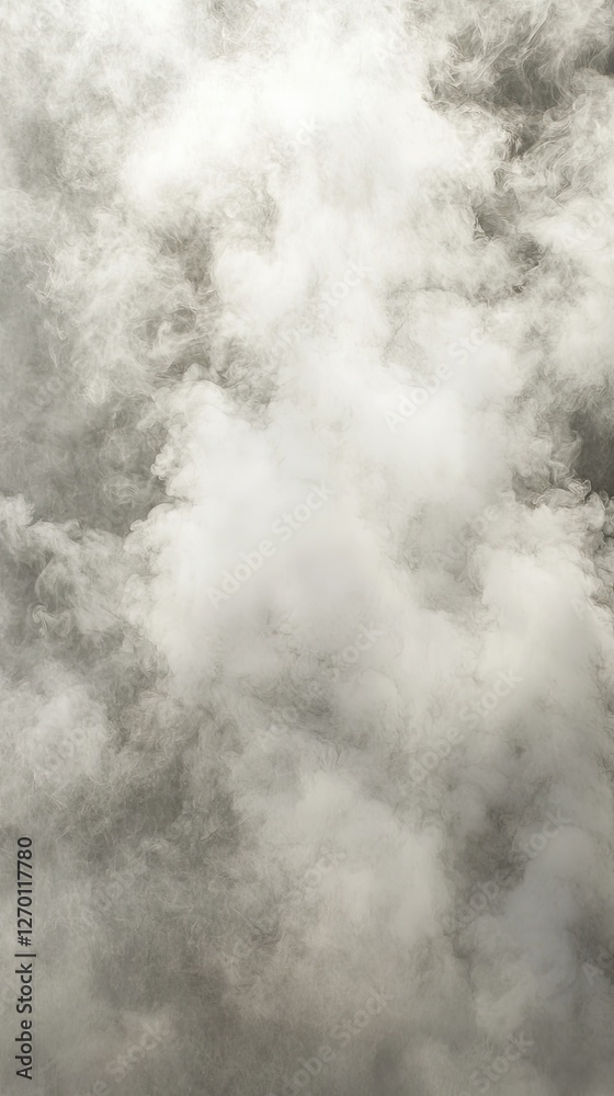 Fototapeta premium Smoky cloudscape, dramatic sky, atmospheric phenomenon, possible use for wallpaper or print