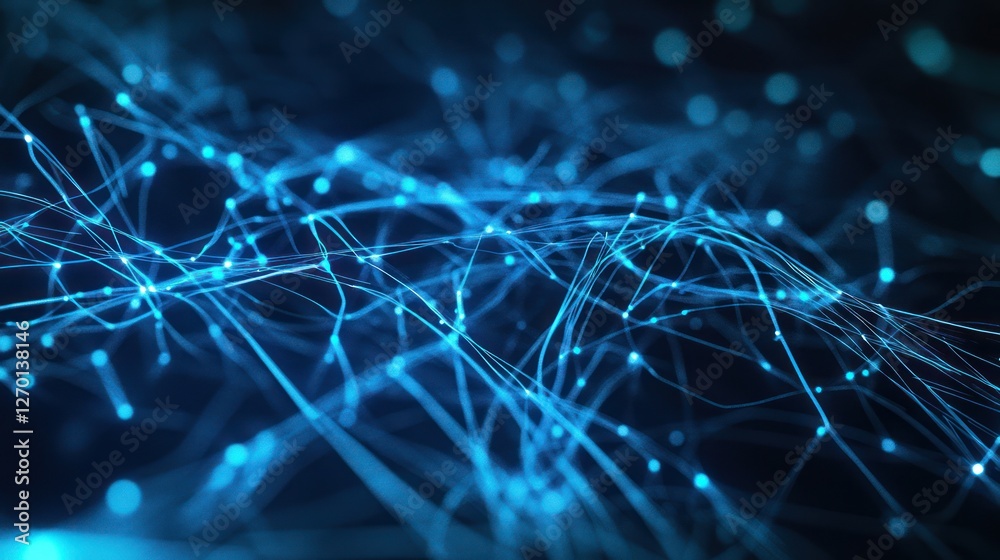 Abstract Blue Network Abstract Blue Network