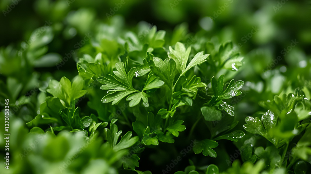 fresh coriander bundle close-up.ai generative fresh coriander bundle close-up.ai generative