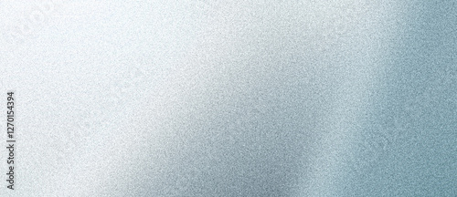 Cuadro en lienzo Light gray blue white grainy texture background subtle noisy pastel gradient ban